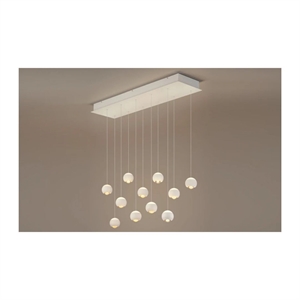 MUSTERRING - CANNON LANGBORDSPENDEL - HVID - JUSTERBAR - LED LYS - STÆRK PRIS